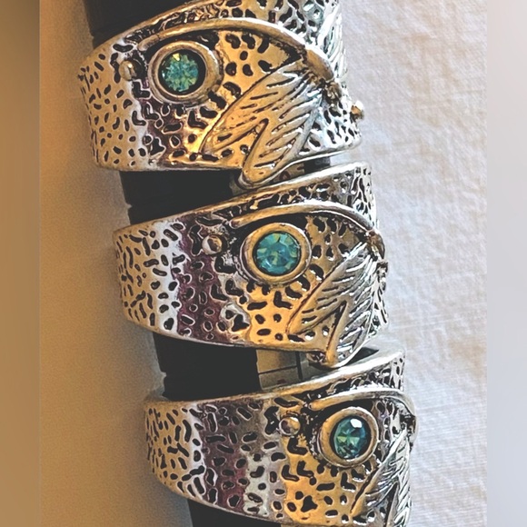 New Rings- Wide Dragonfly Silver/Tungsten, 3 Available Sz’s- 5, 6, 7 💎 Gemstone - Picture 10 of 16